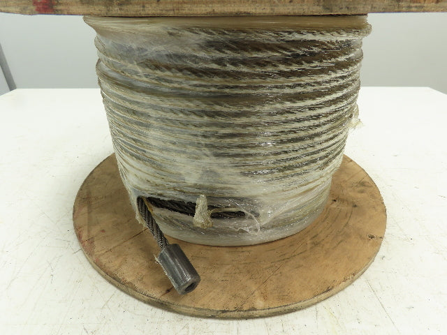 5/16"x 248' Steel Wire Rope Crane Hoist Winch Lifting Cable 6x37 WC