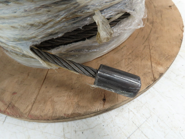 5/16"x 248' Steel Wire Rope Crane Hoist Winch Lifting Cable 6x37 WC