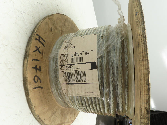 5/16"x 248' Steel Wire Rope Crane Hoist Winch Lifting Cable 6x37 WC