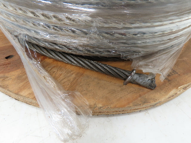 3/8"x 480' Steel Wire Rope Crane Hoist Winch Lifting Cable Grade 2160