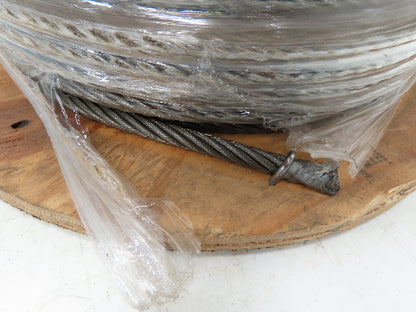 3/8"x 480' Steel Wire Rope Crane Hoist Winch Lifting Cable Grade 2160
