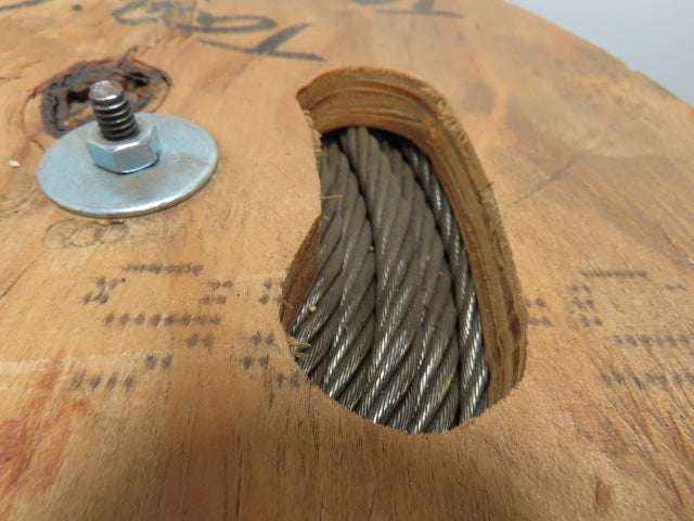 3/8"x 480' Steel Wire Rope Crane Hoist Winch Lifting Cable Grade 2160