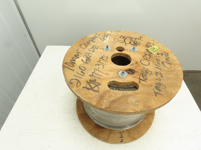 3/8"x 480' Steel Wire Rope Crane Hoist Winch Lifting Cable Grade 2160