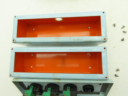 KPB30WEM KPB30WM Pushbutton Control Station 9-3/4"H 3"W 2-1/2"D 5 Holes Lot of 2