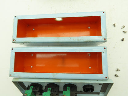 KPB30WEM KPB30WM Pushbutton Control Station 9-3/4"H 3"W 2-1/2"D 5 Holes Lot of 2