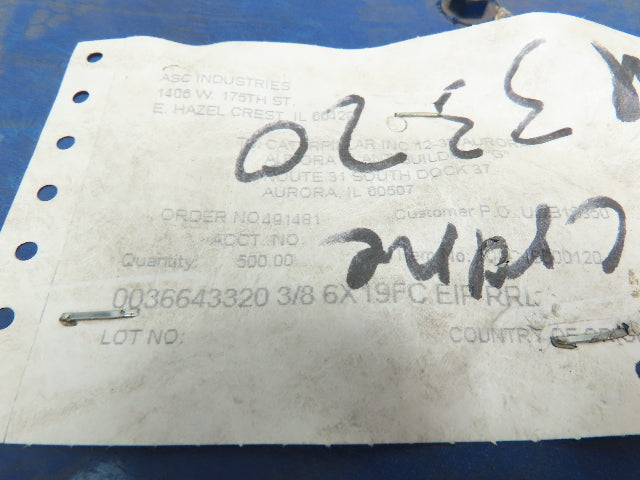 3/8"x 300' Steel Wire Rope Crane Hoist Winch Lifting Cable 6x19 FC