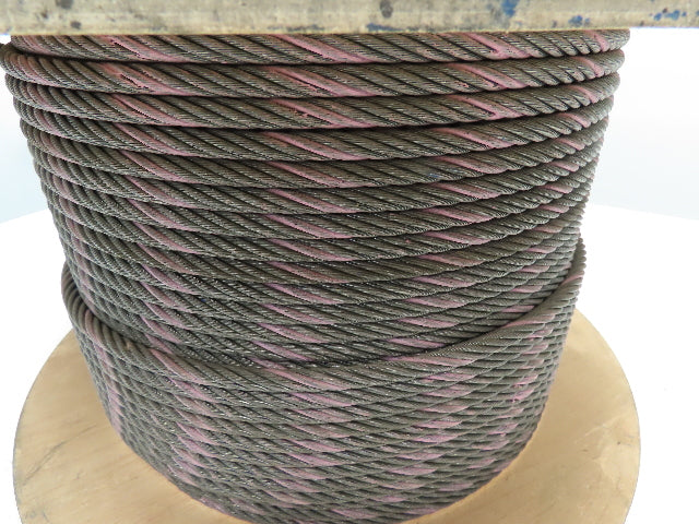 3/8"x 300' Steel Wire Rope Crane Hoist Winch Lifting Cable 6x19 FC