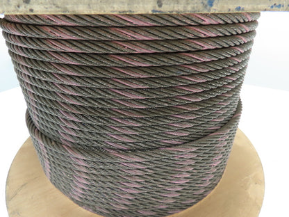 3/8"x 300' Steel Wire Rope Crane Hoist Winch Lifting Cable 6x19 FC