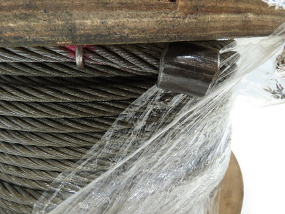 1/2"x 255' Steel Wire Rope Crane Hoist Winch Lifting Cable 6x37 WC