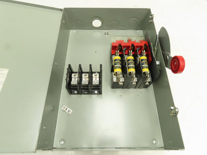 Eaton Cutler DH323FGKJSEL Fusible Disconnect Safety Switch 100A 240V 3Ph