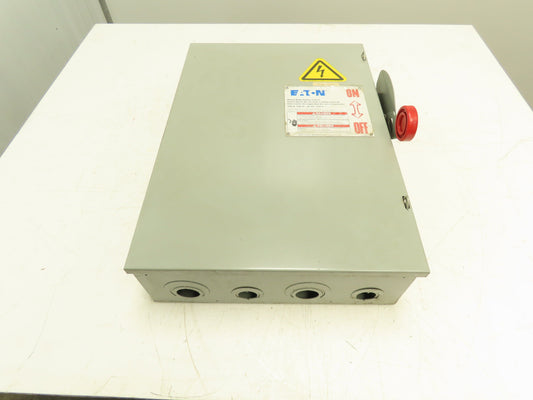 Eaton Cutler DH323FGKJSEL Fusible Disconnect Safety Switch 100A 240V 3Ph