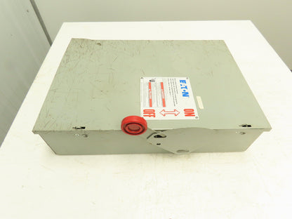 Eaton Cutler DH323FGKJSEL Fusible Disconnect Safety Switch 100A 3 Pole 240V