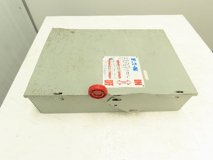 Eaton Cutler DH323FGKJSEL Fusible Disconnect Safety Switch 100A 3 Pole 240V