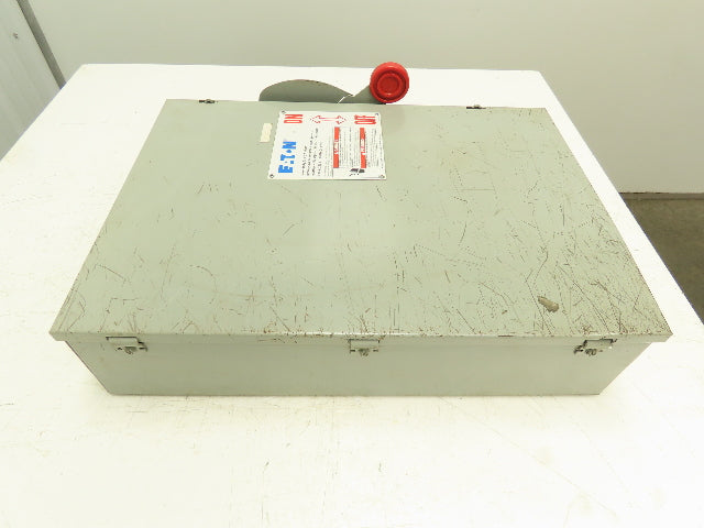 Eaton Cutler DH323FGKJSEL Fusible Disconnect Safety Switch 100A 3 Pole 240V