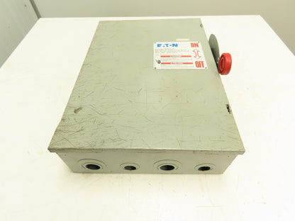 Eaton Cutler DH323FGKJSEL Fusible Disconnect Safety Switch 100A 3 Pole 240V