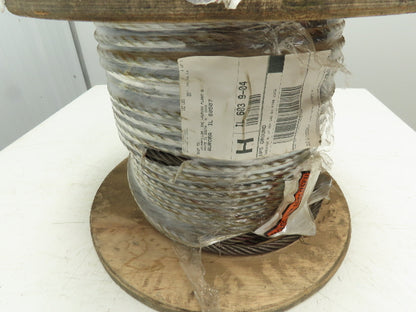 1/2"x 200' Steel Wire Rope Crane Hoist Winch Lifting Cable