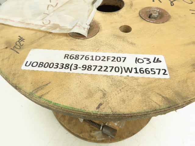 1/2"x 200' Steel Wire Rope Crane Hoist Winch Lifting Cable