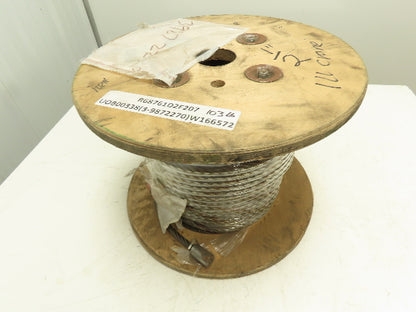 1/2"x 200' Steel Wire Rope Crane Hoist Winch Lifting Cable