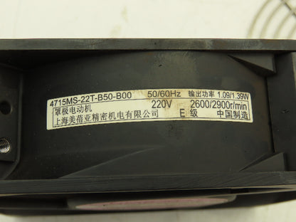 NMB-MAT 4715MS-22T-B50 Cooling Fan 1-Phase 220V-AC 14/13W Lot Of 4