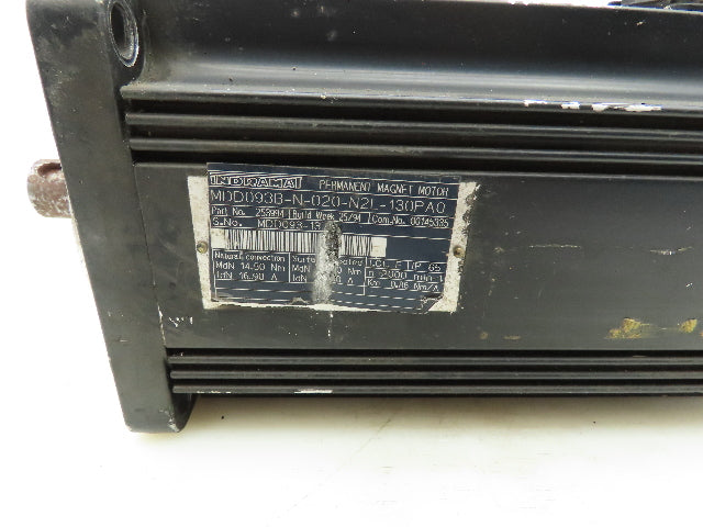 Indramat MDD093B-N-020-N2L-130PA0 Permanent Magnet Motor Heidenhain Encoder