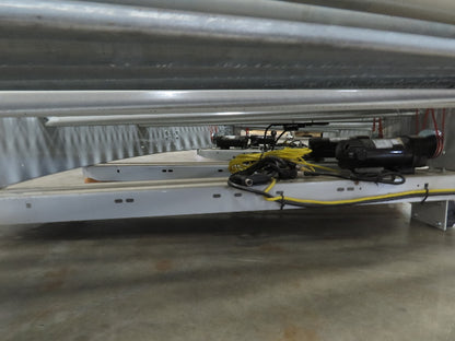 48"x 13' Powered Roller Conveyor Modular S-Curve RL 130VDC O-Ring Belt Drive