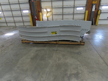 Roach 48"x 13' Powered Roller Conveyor S-Curve LR 130VDC O-Ring Belt Drive