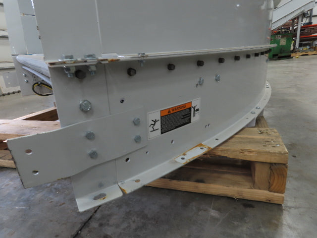 Roach 48"x 13' Powered Roller Conveyor S-Curve LR 130VDC O-Ring Belt Drive