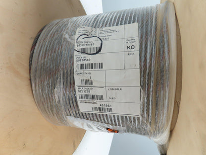 1/4"x 192' Steel Wire Rope Crane Hoist Winch Lifting Cable 6x37 WC