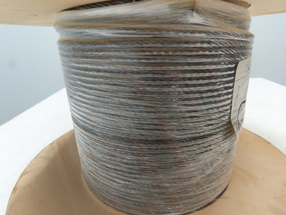 1/4"x 192' Steel Wire Rope Crane Hoist Winch Lifting Cable 6x37 WC