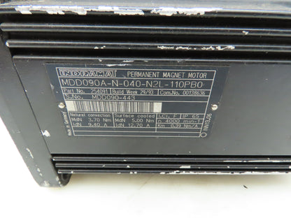 Indramat MDD090A-N-040-N2L-110PB0 Permanent Magnet Motor Servo Heidenhain