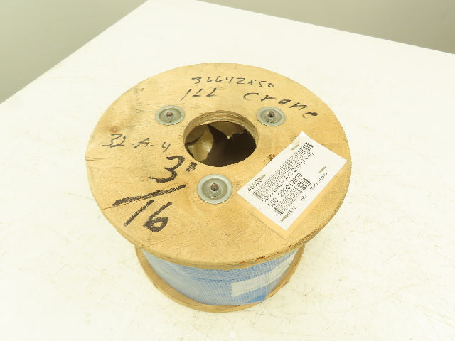 3/16"x 500' Galvanized Aircraft Cable Wire Rope 7x19