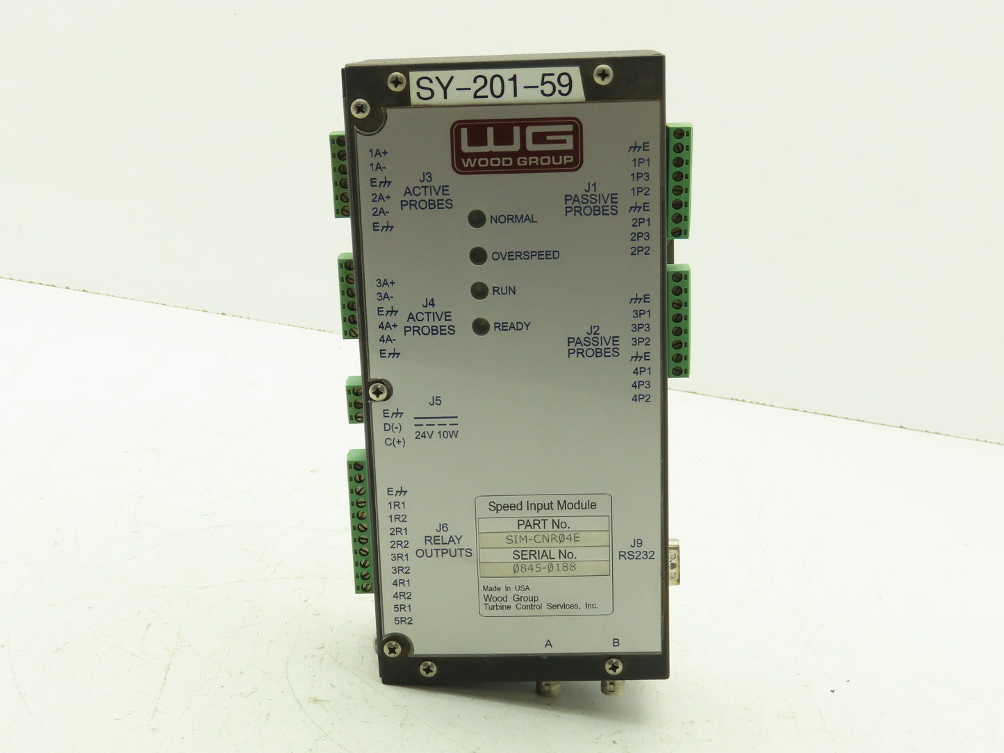 Wood Group SIM-CNR04E Speed Input Module 24VDC 10W