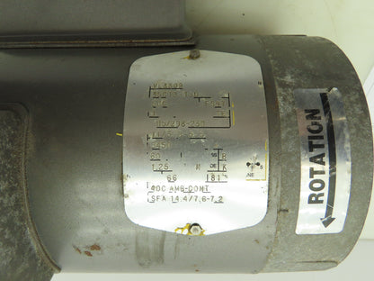 Baldor VL3509 35C13-180 Electric Motor 1Hp 1Ph 115/230V 3450RPM 56C TEFC