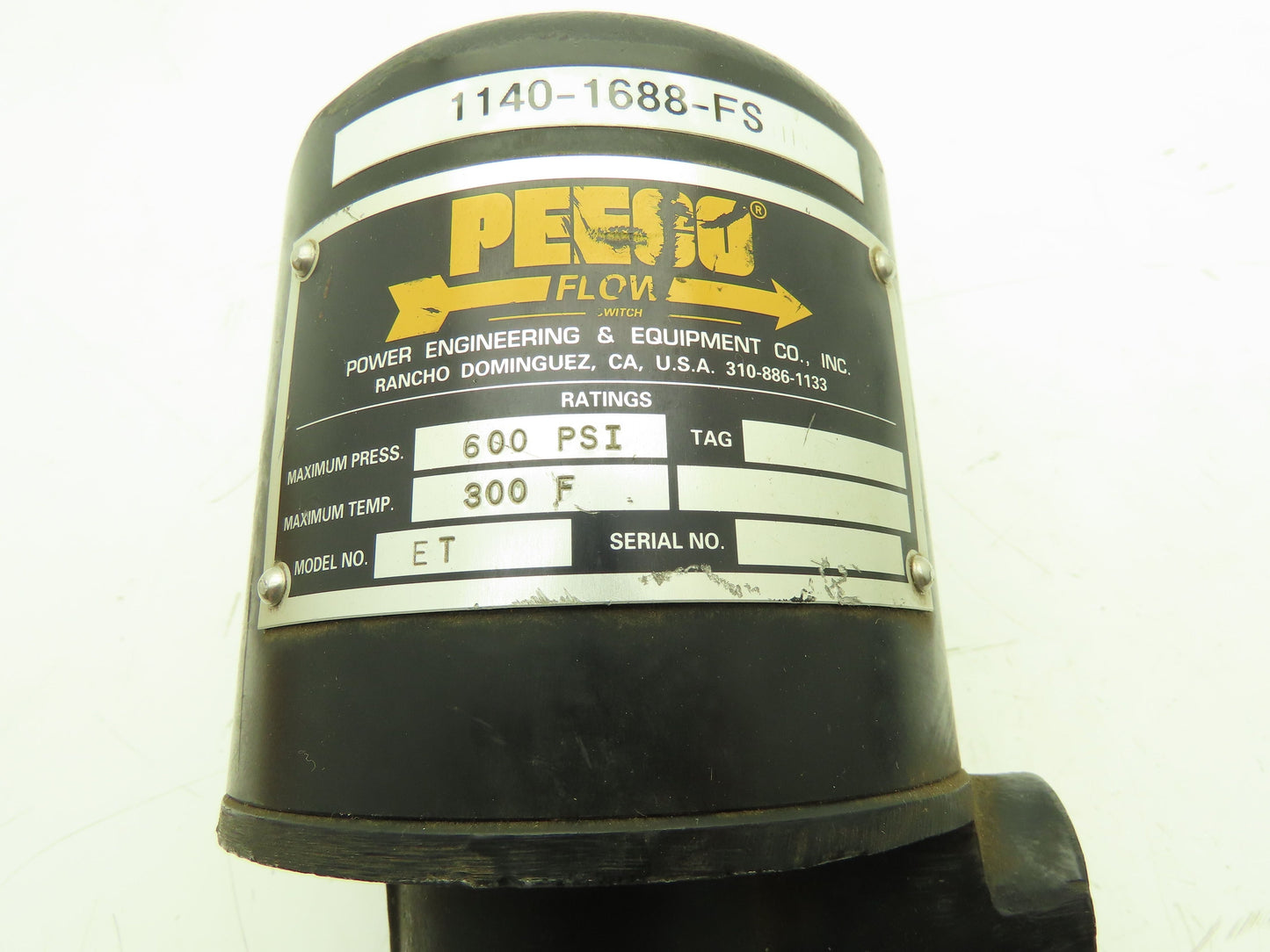 Peeco ET Actuated Switch 1" Screwed Tee 600 PSI Explosion Proof