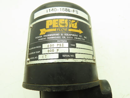 Peeco ET Actuated Switch 1" Screwed Tee 600 PSI Explosion Proof