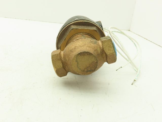 Magnatrol Valve Corp F18AR52-W Solenoid Valve 3/4" Two Way 120V DC 18W 300PSI