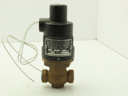 Magnatrol Valve Corp F18AR52-W Solenoid Valve 3/4" Two Way 120V DC 18W 300PSI