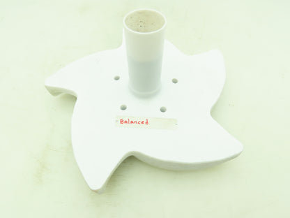 Flowserve DY44037A-DSTF Impeller 4X3T-13/130 Pump Impeller 12" PTFE Material
