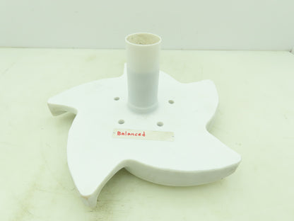 Flowserve DY44037A-DSTF Impeller 4X3T-13/130 Pump Impeller 12" PTFE Material