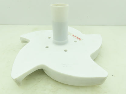 Flowserve DY44037A-DSTF Impeller 4X3T-13/130 Pump Impeller 12" PTFE Material