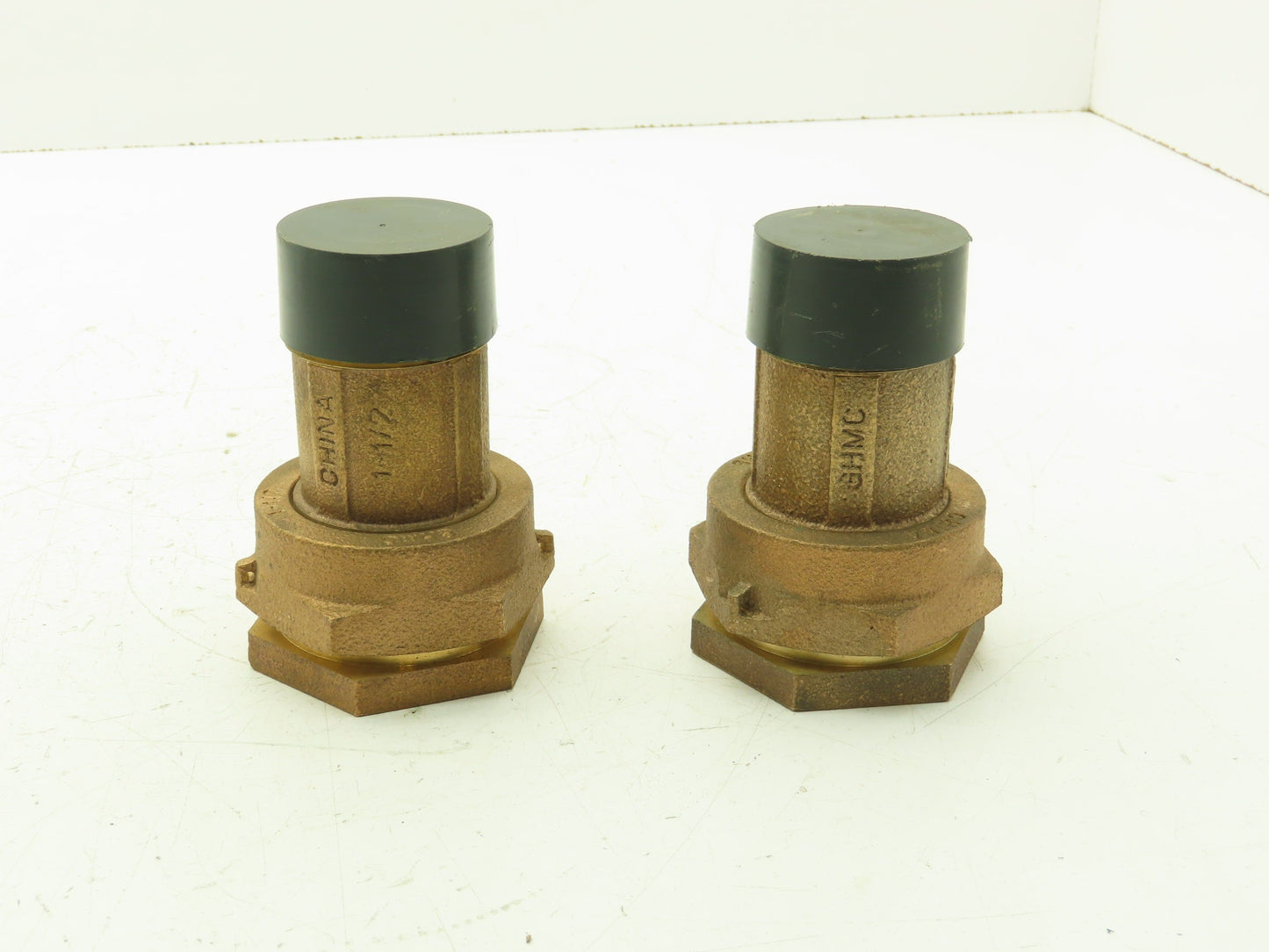 GHMC 1 1/2" To 1 1/4" Brass Couplings Lot Of 2