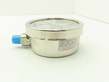Marsh H20754P Stainless Steel Internal Gauge 0 to 200 PSI 1/4" NPT