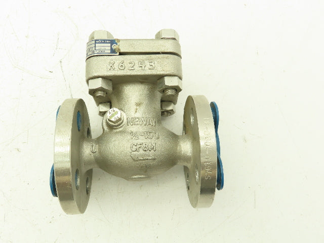 Neway 0.5S1RG10-TFE Swing Valve Class 150 195@400°F Body CF8M 1/2"