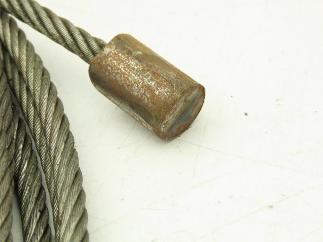 1/4"x 50'  Steel Wire Rope Winch Hoist Lifting Cable  Lot of 2