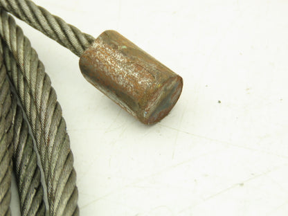 1/4"x 50'  Steel Wire Rope Winch Hoist Lifting Cable  Lot of 2