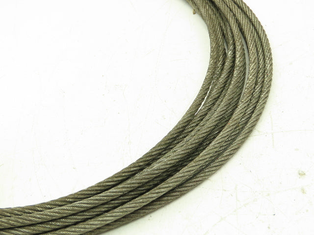 1/4"x 50'  Steel Wire Rope Winch Hoist Lifting Cable  Lot of 2