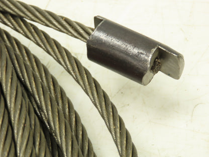 5/16"x 100' Steel Wire Rope Crane Hoist Winch Lifting Cable