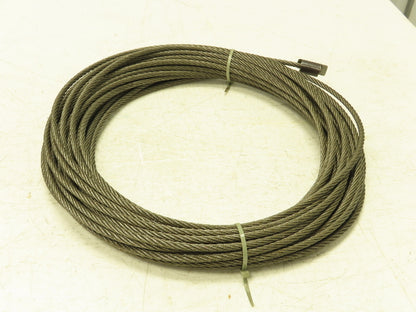 5/16"x 100' Steel Wire Rope Crane Hoist Winch Lifting Cable