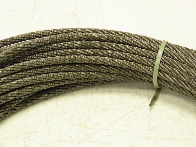5/16"x 100' Steel Wire Rope Crane Hoist Winch Lifting Cable