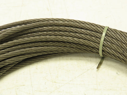 5/16"x 100' Steel Wire Rope Crane Hoist Winch Lifting Cable